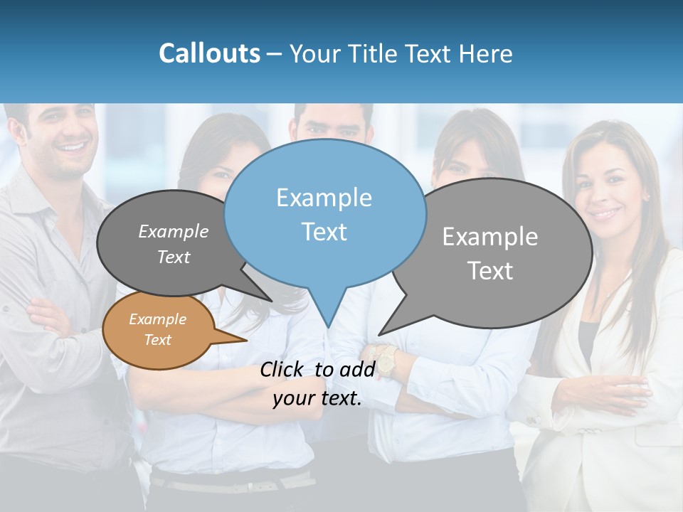 A Group Of People Standing Next To Each Other PowerPoint Template