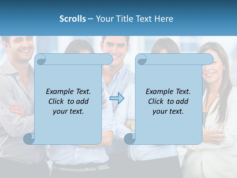 A Group Of People Standing Next To Each Other PowerPoint Template