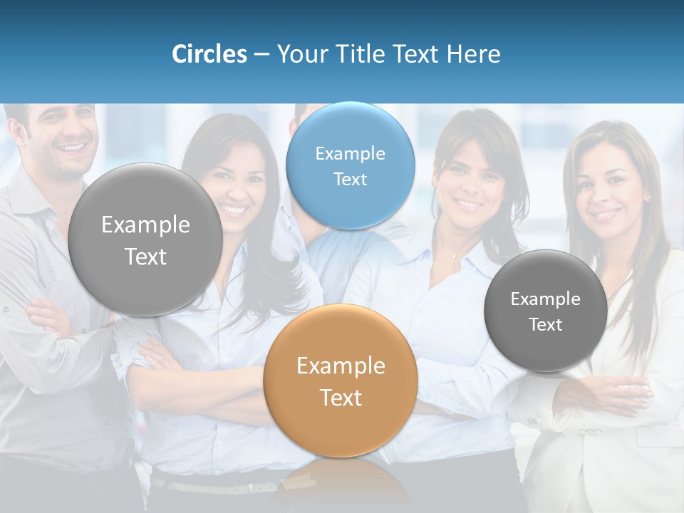 A Group Of People Standing Next To Each Other PowerPoint Template