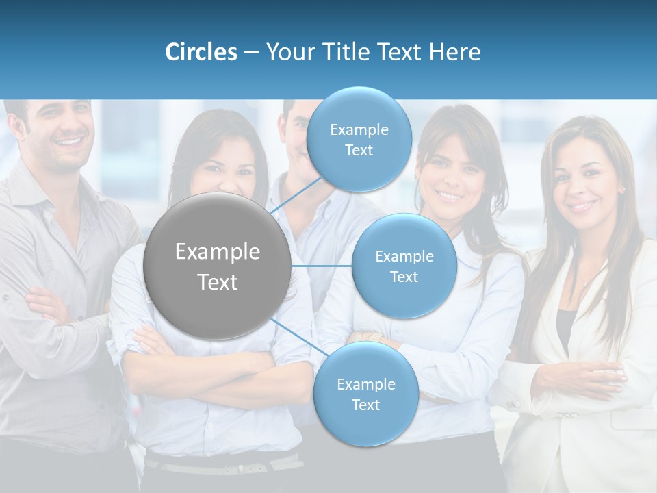 A Group Of People Standing Next To Each Other PowerPoint Template