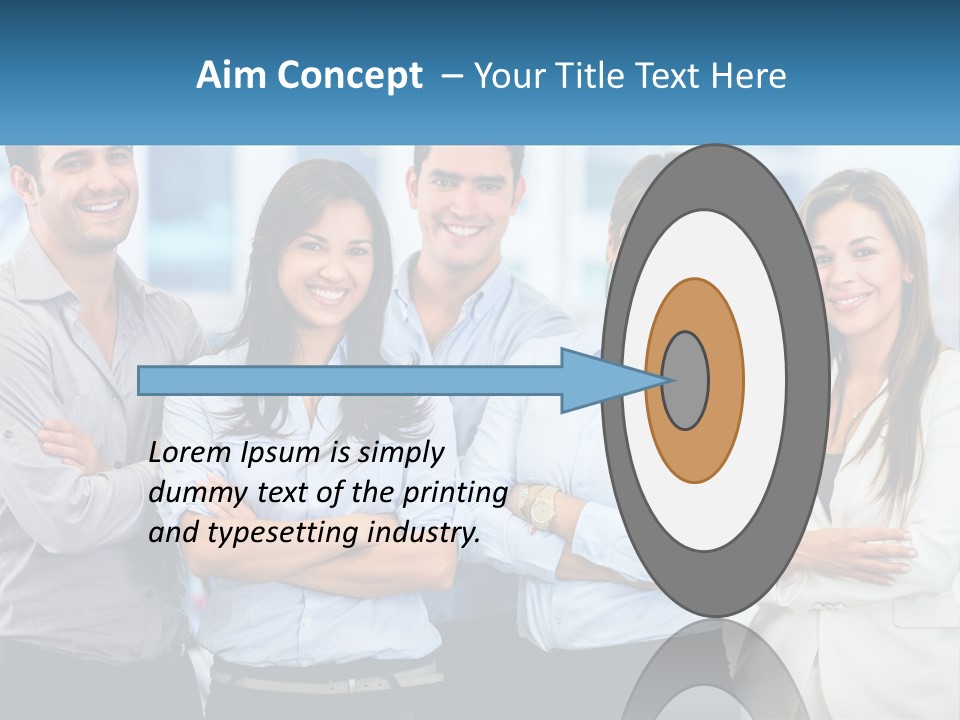 A Group Of People Standing Next To Each Other PowerPoint Template