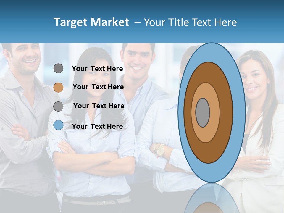 A Group Of People Standing Next To Each Other PowerPoint Template