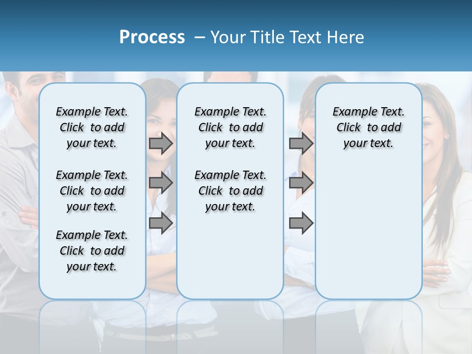 A Group Of People Standing Next To Each Other PowerPoint Template