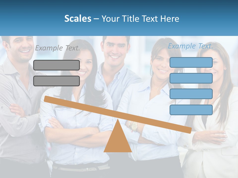 A Group Of People Standing Next To Each Other PowerPoint Template