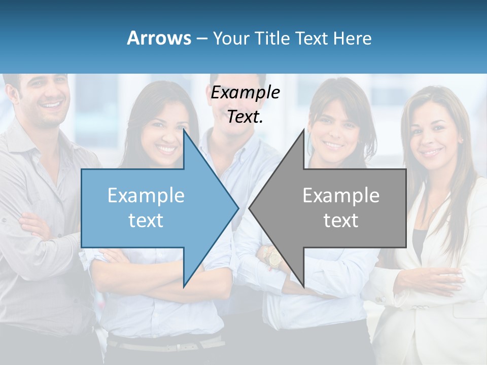A Group Of People Standing Next To Each Other PowerPoint Template