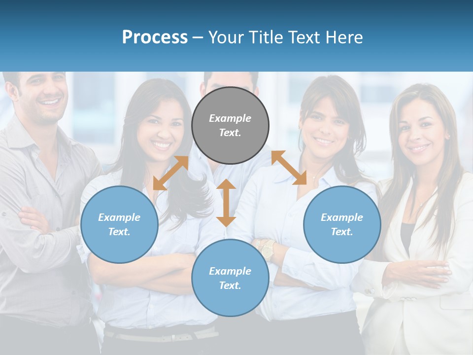 A Group Of People Standing Next To Each Other PowerPoint Template