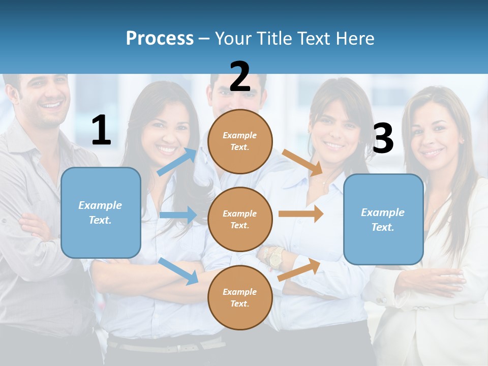 A Group Of People Standing Next To Each Other PowerPoint Template
