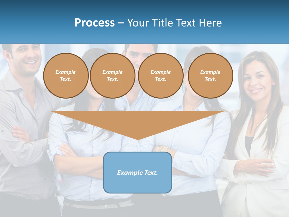 A Group Of People Standing Next To Each Other PowerPoint Template