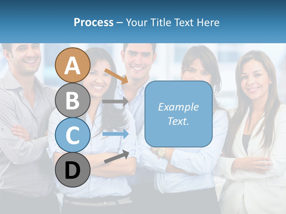 A Group Of People Standing Next To Each Other PowerPoint Template