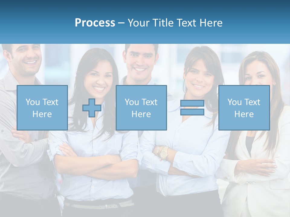 A Group Of People Standing Next To Each Other PowerPoint Template