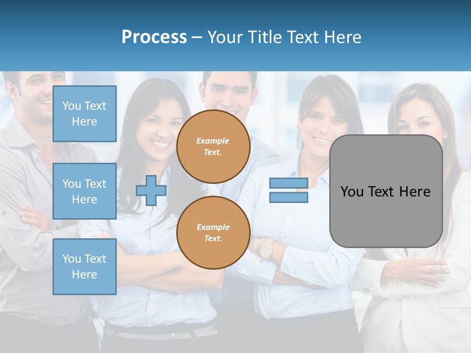 A Group Of People Standing Next To Each Other PowerPoint Template