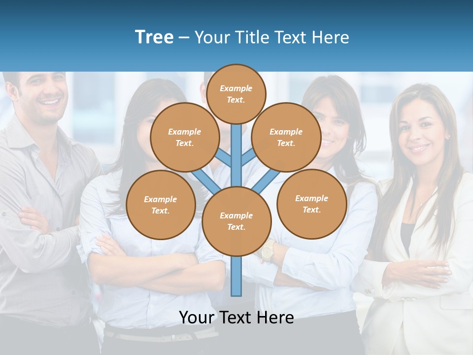 A Group Of People Standing Next To Each Other PowerPoint Template