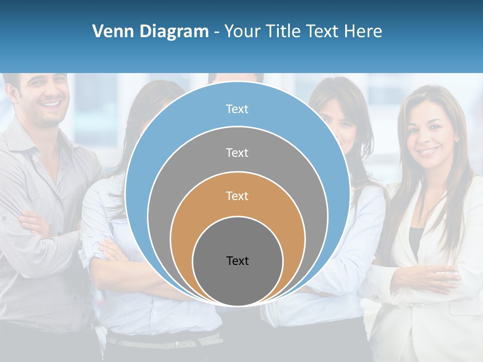 A Group Of People Standing Next To Each Other PowerPoint Template