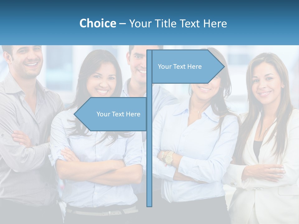 A Group Of People Standing Next To Each Other PowerPoint Template