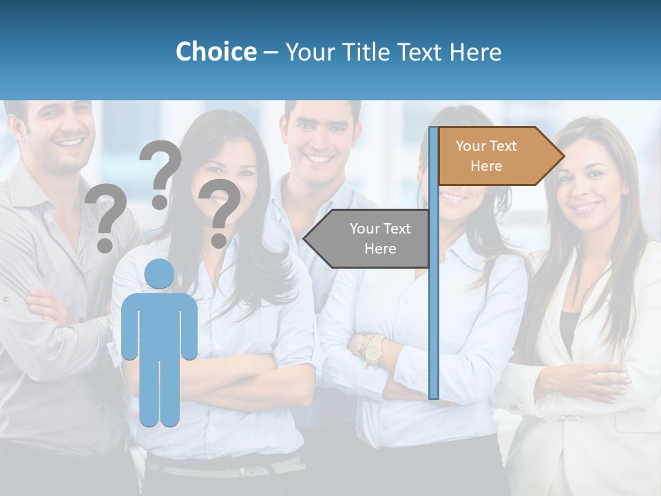 A Group Of People Standing Next To Each Other PowerPoint Template