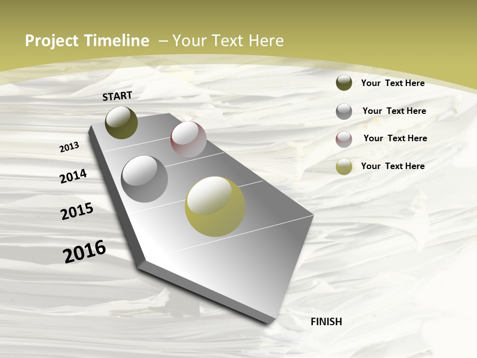 A Pile Of Papers On Top Of A White Plate PowerPoint Template