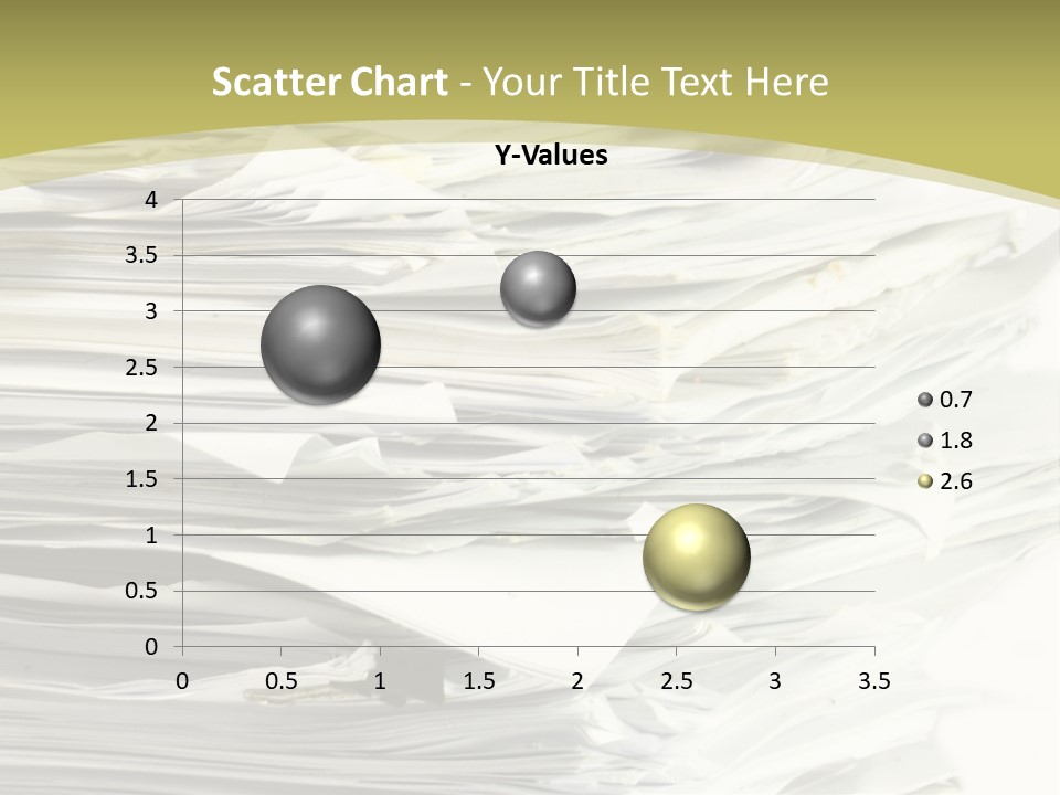 A Pile Of Papers On Top Of A White Plate PowerPoint Template