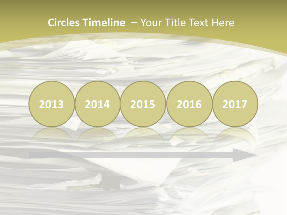 A Pile Of Papers On Top Of A White Plate PowerPoint Template