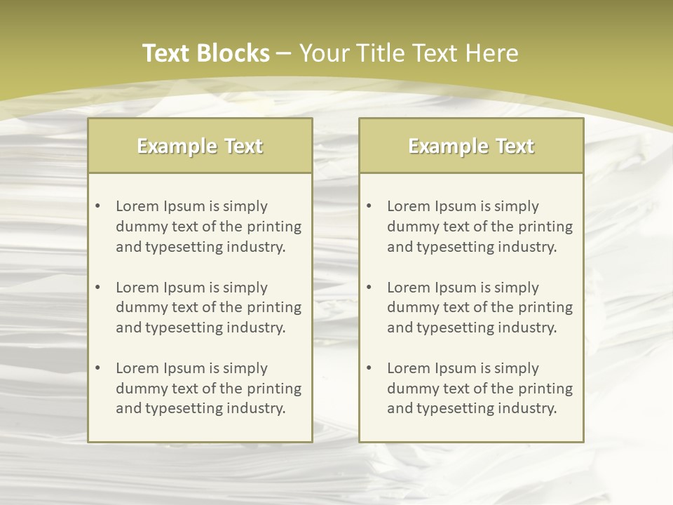 A Pile Of Papers On Top Of A White Plate PowerPoint Template