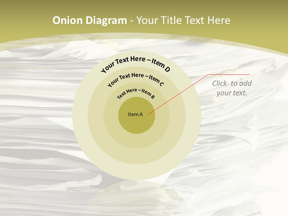 A Pile Of Papers On Top Of A White Plate PowerPoint Template