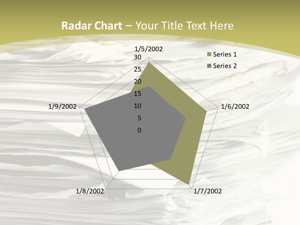 A Pile Of Papers On Top Of A White Plate PowerPoint Template