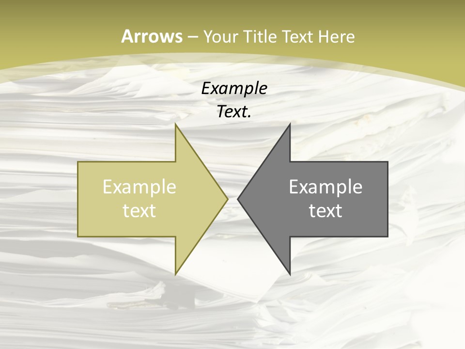 A Pile Of Papers On Top Of A White Plate PowerPoint Template