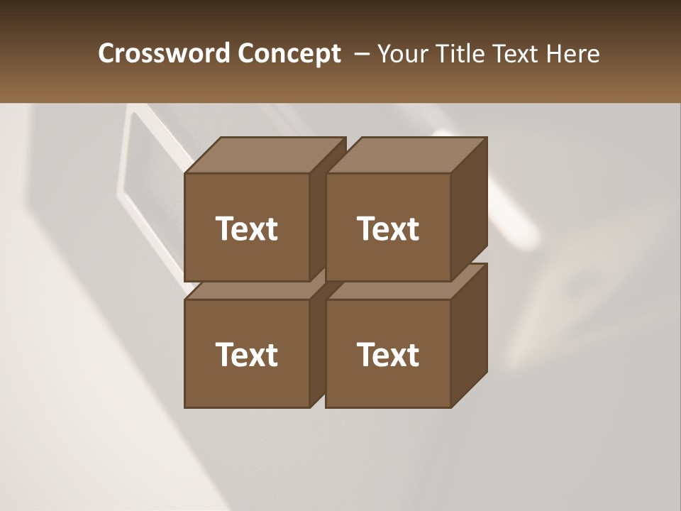 A Close Up Of A Door Handle On A Door PowerPoint Template