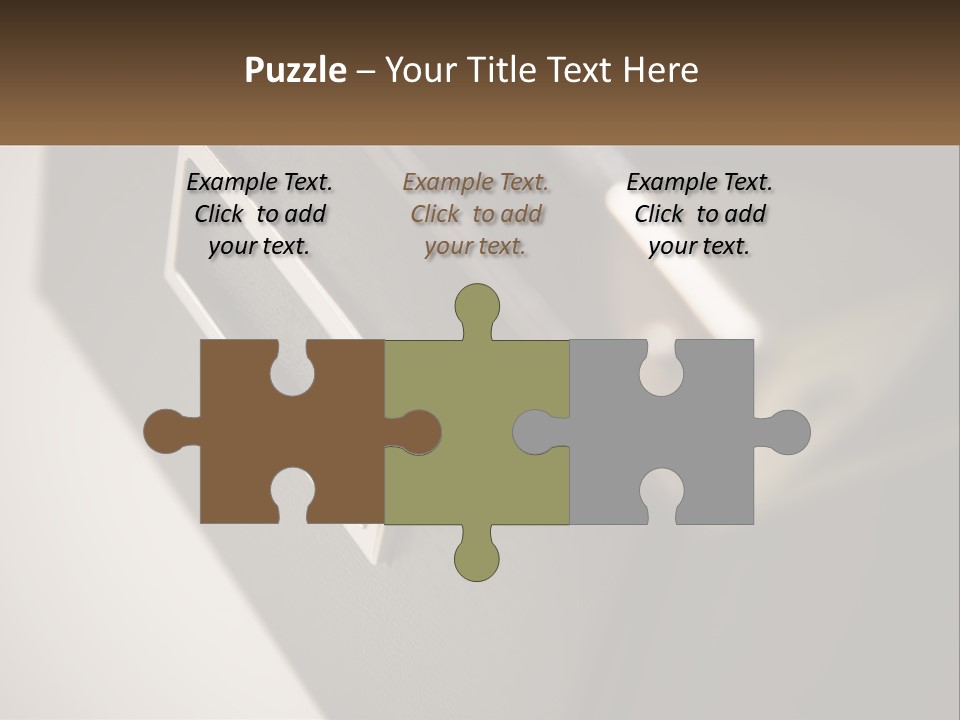 A Close Up Of A Door Handle On A Door PowerPoint Template