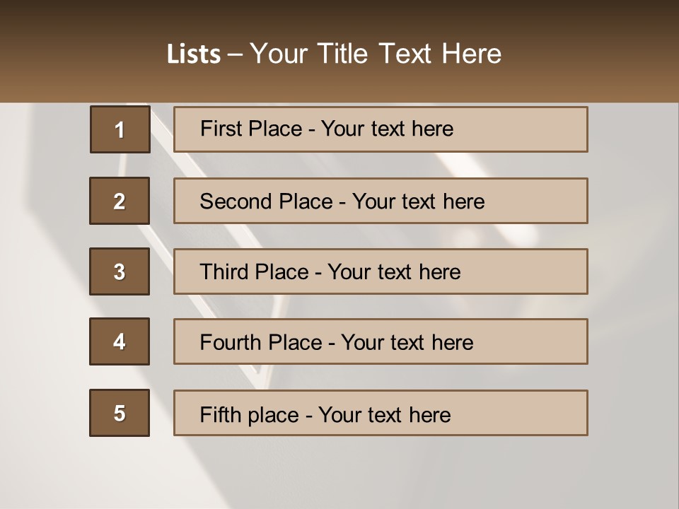 A Close Up Of A Door Handle On A Door PowerPoint Template