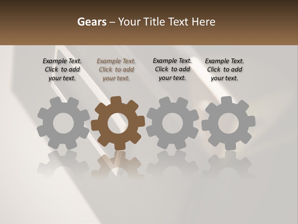 A Close Up Of A Door Handle On A Door PowerPoint Template