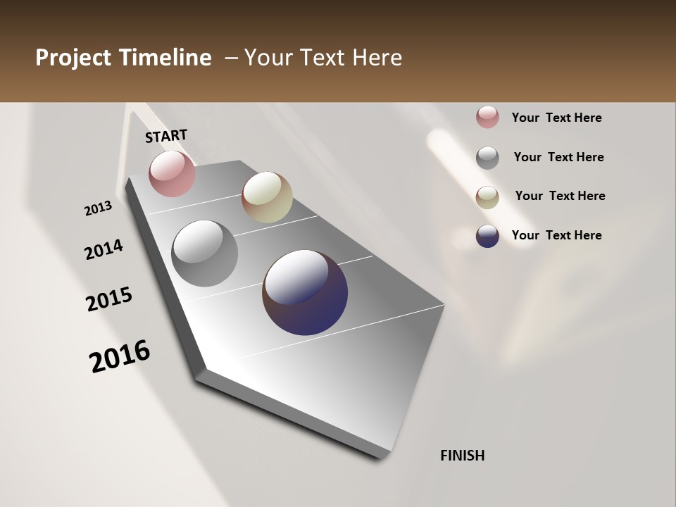 A Close Up Of A Door Handle On A Door PowerPoint Template