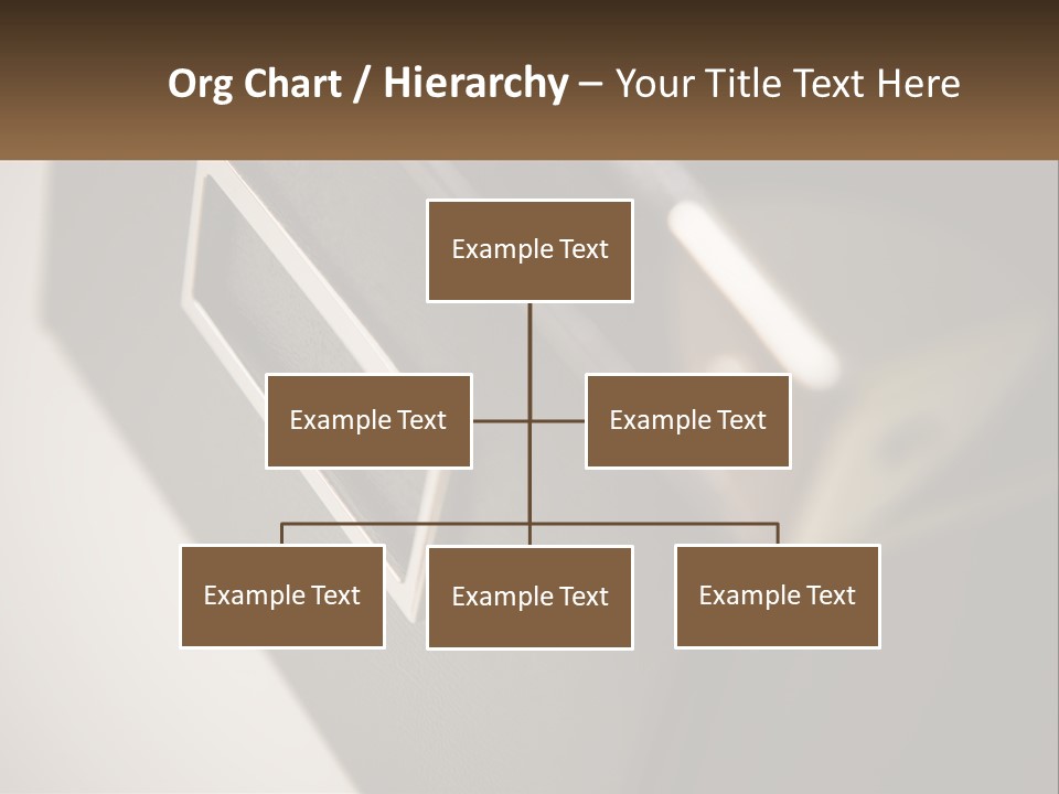A Close Up Of A Door Handle On A Door PowerPoint Template