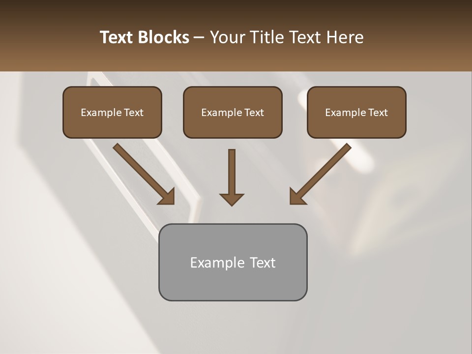 A Close Up Of A Door Handle On A Door PowerPoint Template