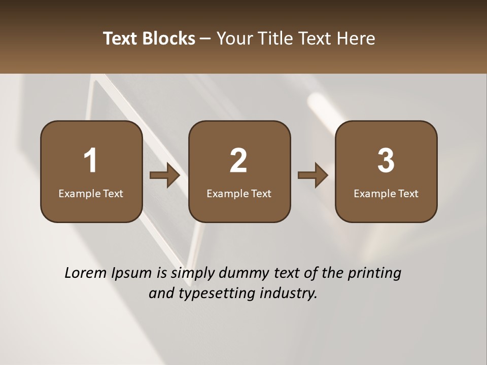 A Close Up Of A Door Handle On A Door PowerPoint Template