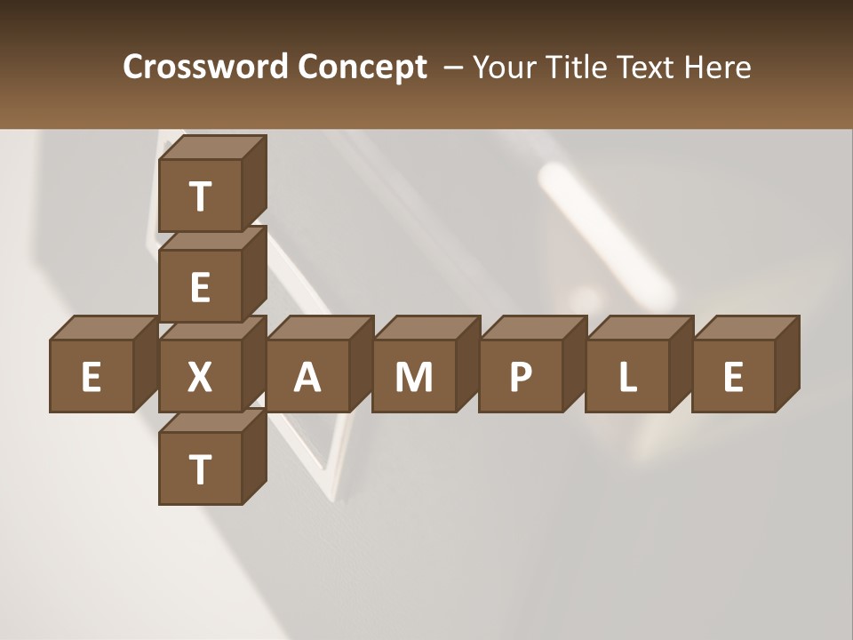 A Close Up Of A Door Handle On A Door PowerPoint Template