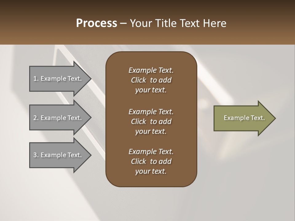 A Close Up Of A Door Handle On A Door PowerPoint Template