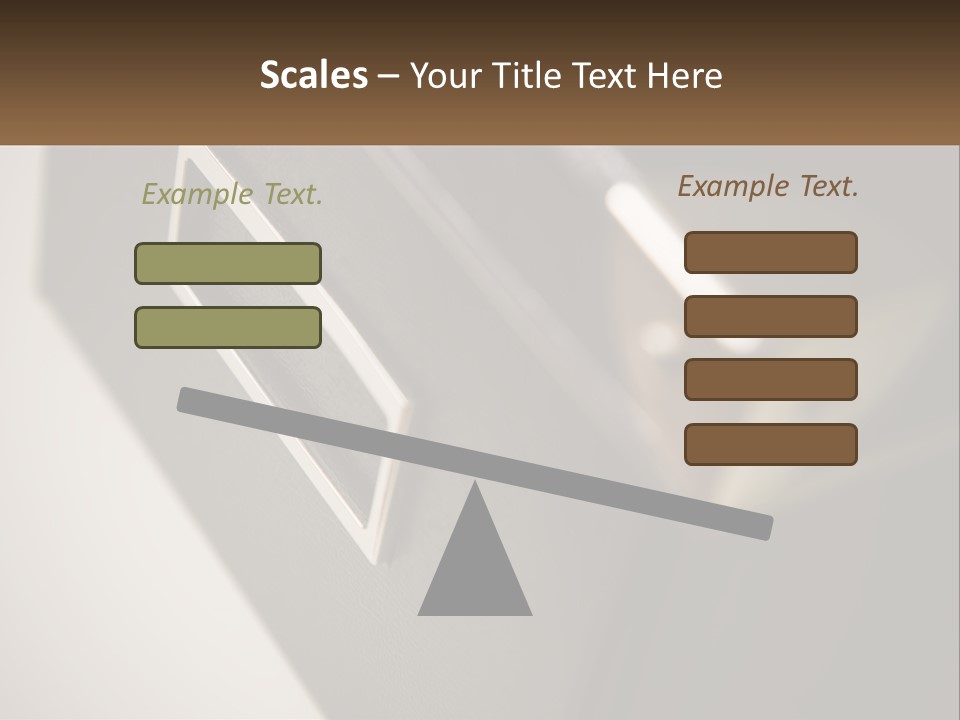 A Close Up Of A Door Handle On A Door PowerPoint Template