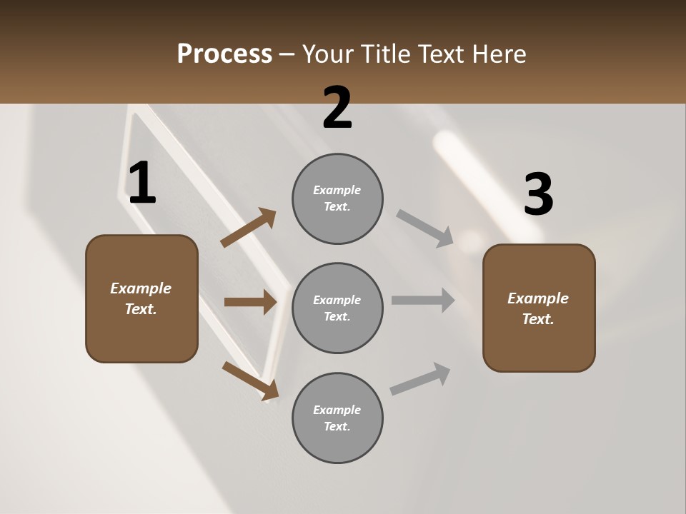 A Close Up Of A Door Handle On A Door PowerPoint Template
