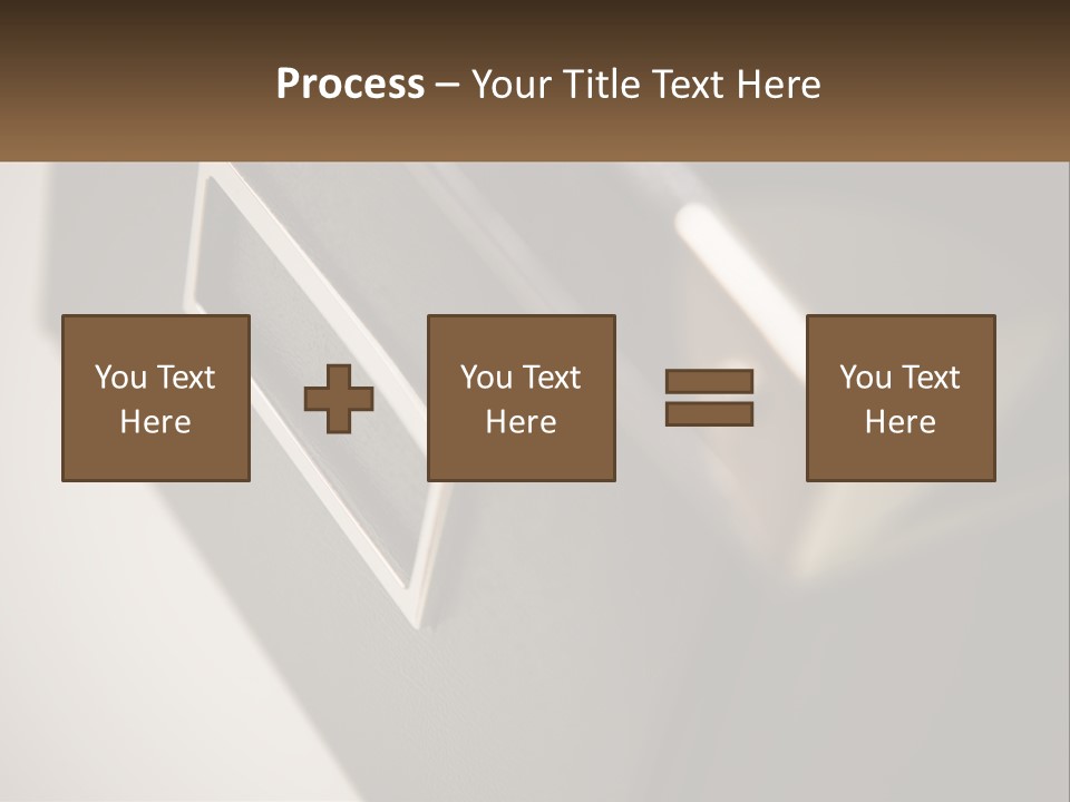 A Close Up Of A Door Handle On A Door PowerPoint Template