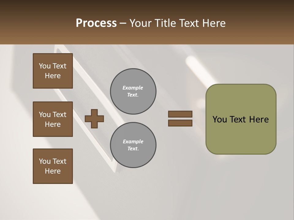 A Close Up Of A Door Handle On A Door PowerPoint Template