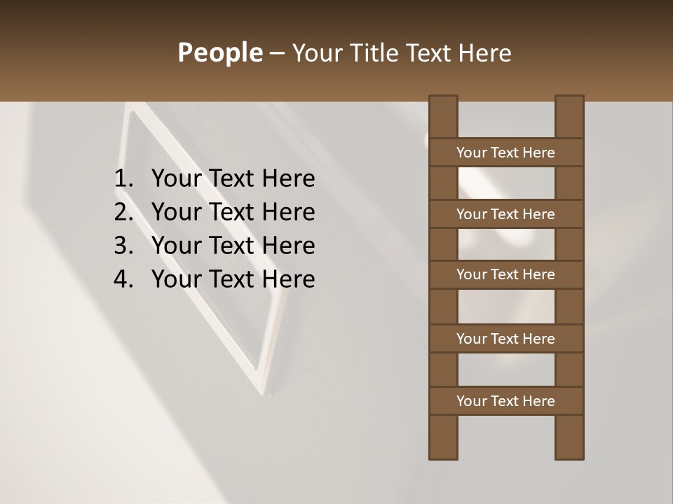 A Close Up Of A Door Handle On A Door PowerPoint Template