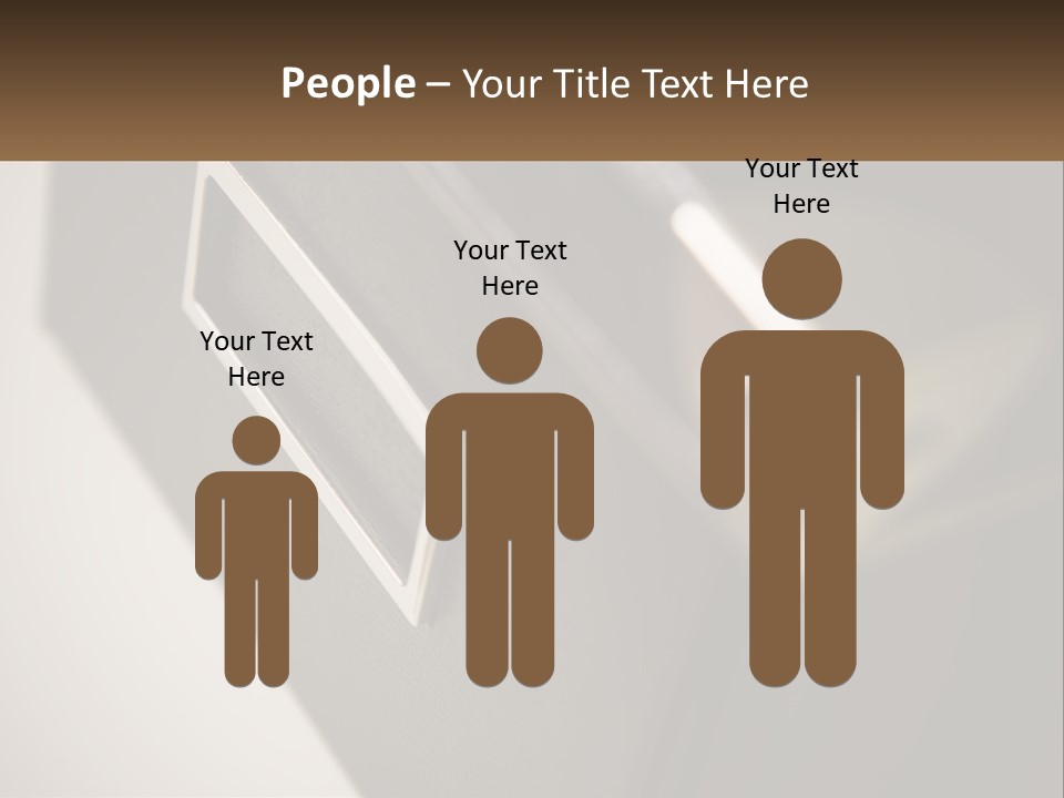 A Close Up Of A Door Handle On A Door PowerPoint Template