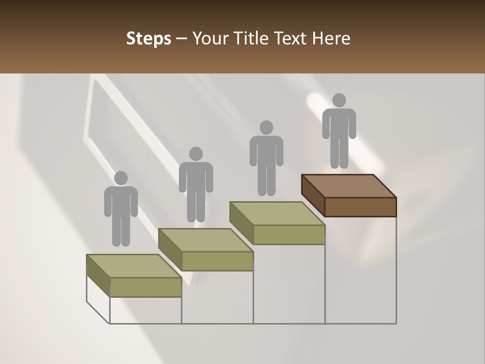 A Close Up Of A Door Handle On A Door PowerPoint Template