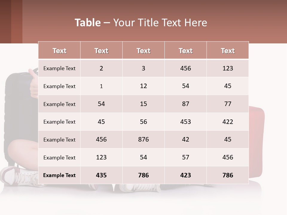 Two Women Sitting On The Ground With Luggage Giving Thumbs Up PowerPoint Template