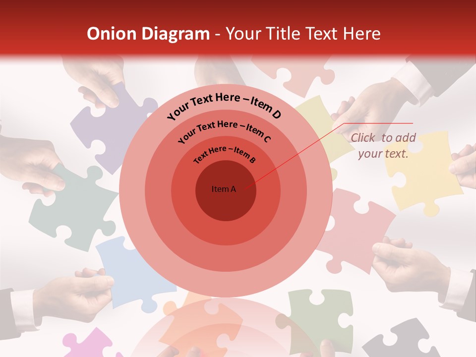 A Group Of People Holding Pieces Of A Puzzle PowerPoint Template