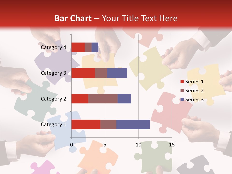 A Group Of People Holding Pieces Of A Puzzle PowerPoint Template