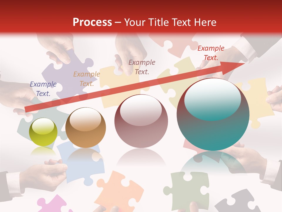 A Group Of People Holding Pieces Of A Puzzle PowerPoint Template