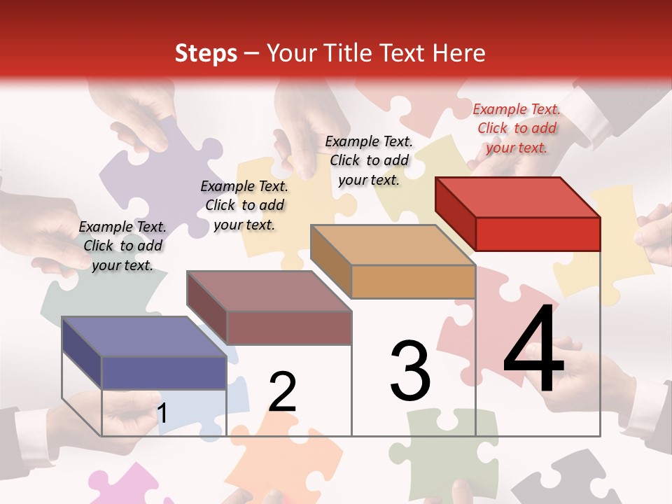 A Group Of People Holding Pieces Of A Puzzle PowerPoint Template