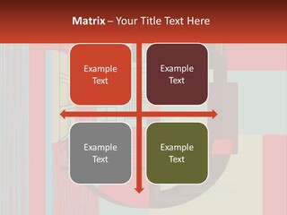 A Red And Blue Abstract Background With Lines And Shapes PowerPoint Template