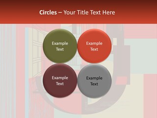 A Red And Blue Abstract Background With Lines And Shapes PowerPoint Template